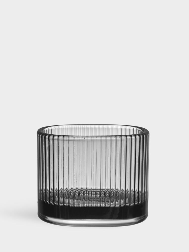 ORREFORS Ellipse votive grå